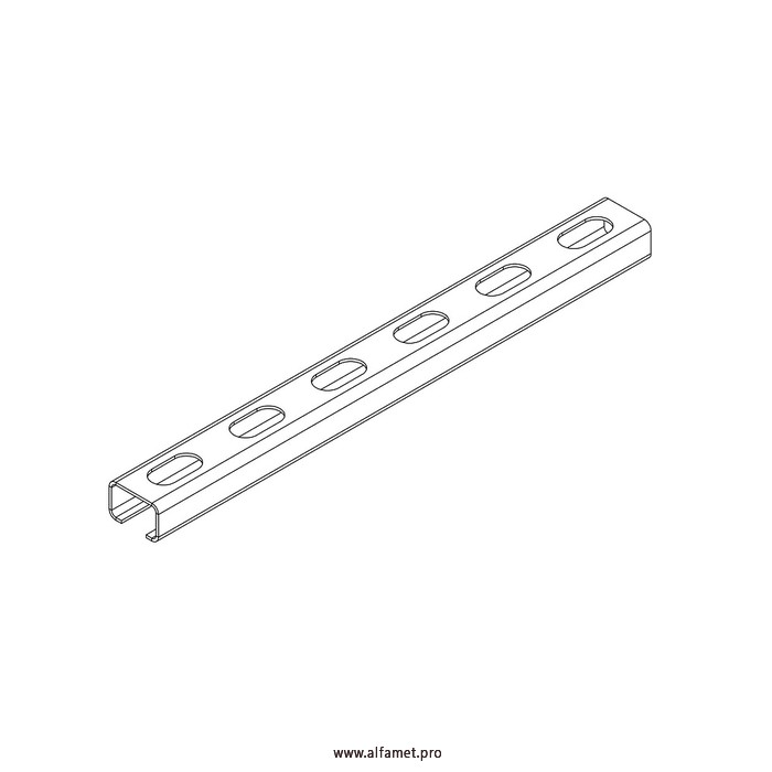 Профиль монтажный С-образный 30х20х3000 (1,2 мм)